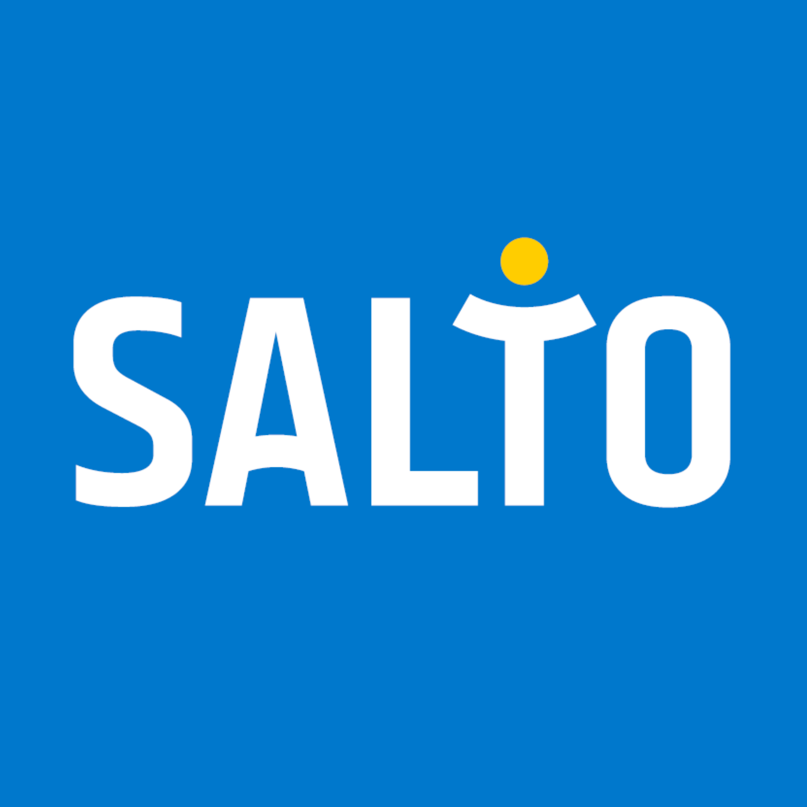 logo of SALTO network (letters of SALTO)